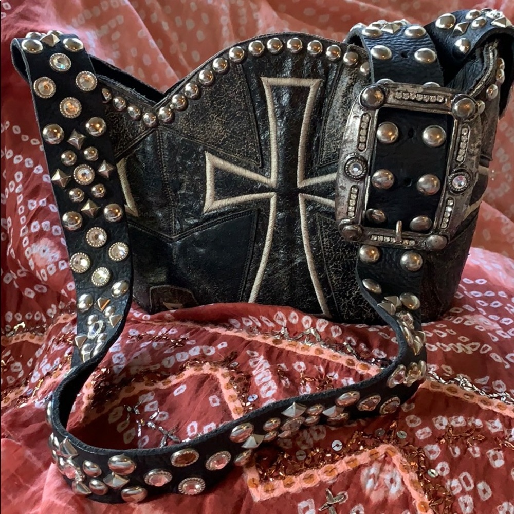 Diamond 57 Cowboy Boot Purse